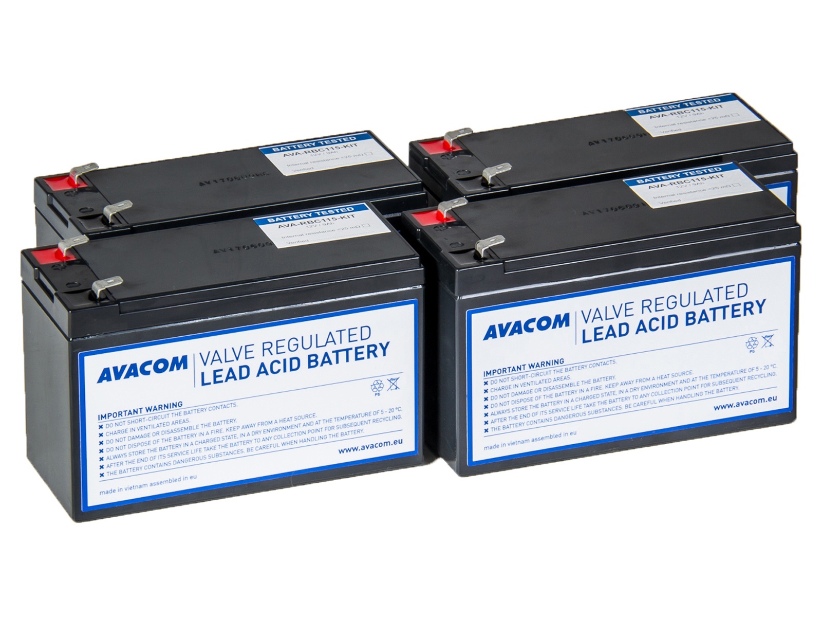 Obrázek AVACOM RBC115 - kit pro renovaci baterie (4ks baterií)