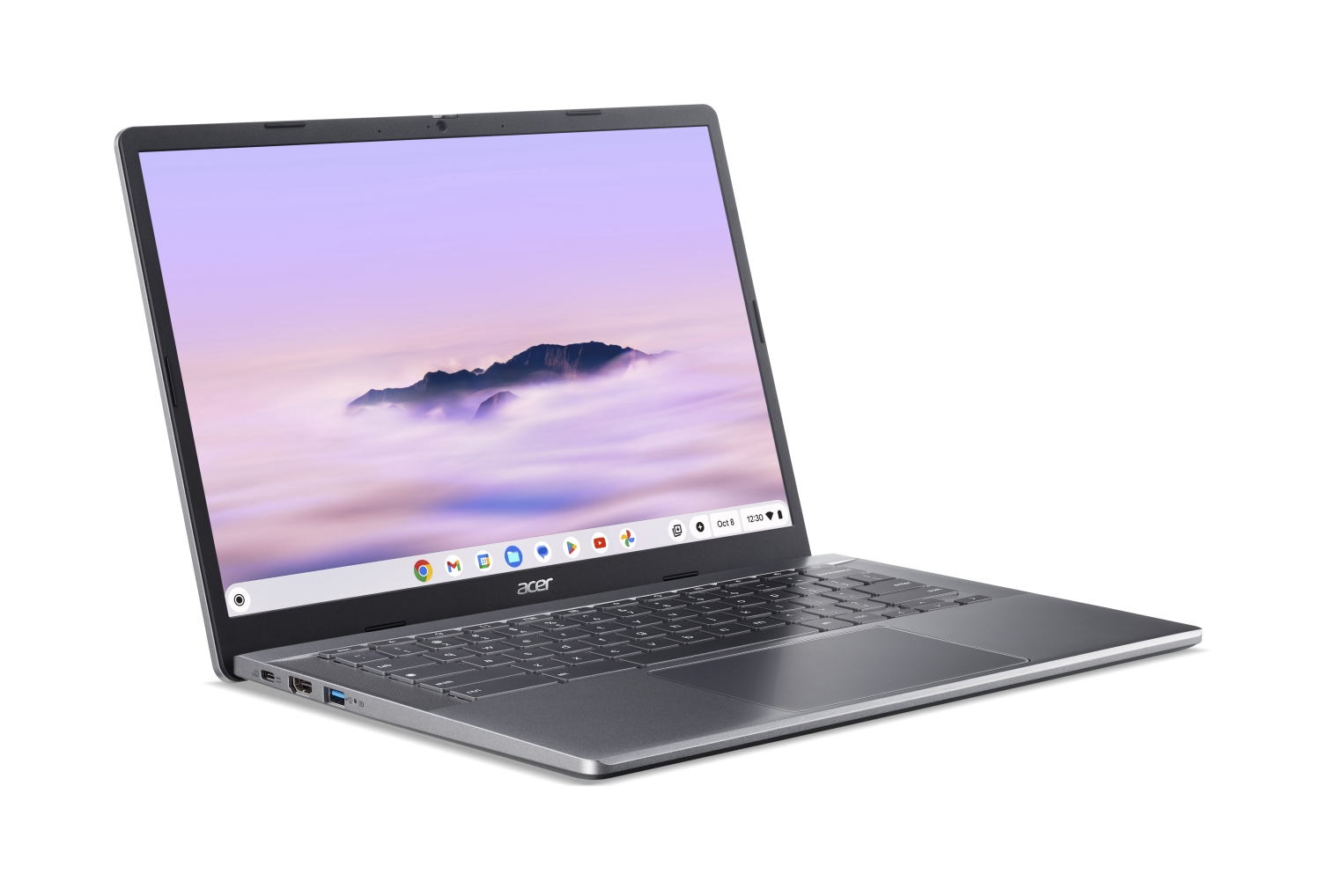 Obrázek Acer Chromebook Plus 514/CB514-3HT-R98A/R5-7520C/14"/WUXGA/T/16GB/256GB SSD/AMD int/Chrome/Gray/2R