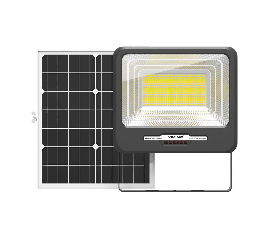 Obrázek LED světlo Viking J200W se solárním panelem