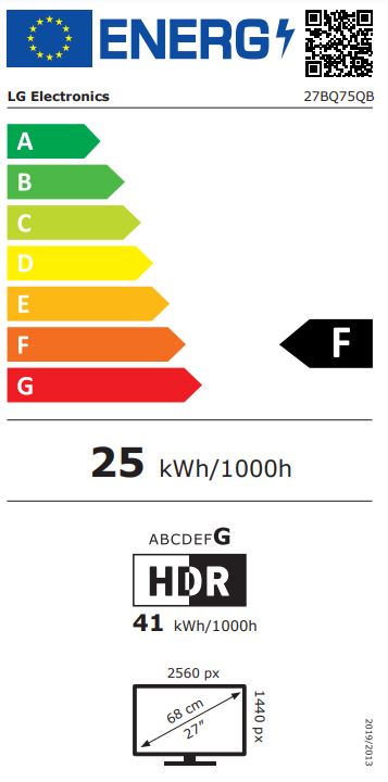 Obrázek LG/27BQ75QB-B/27"/IPS/QHD/75Hz/5ms/Black/2R