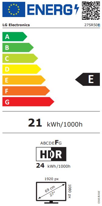 Obrázek LG/27SR50F-W/27"/IPS/FHD/60Hz/8ms/White/2R