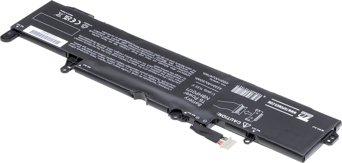 Obrázek Baterie T6 power HP EliteBook 745 G5, 830 G5, 840 G5, ZBook 14U G5, 4330mAh, 50Wh, 3cell, Li-pol