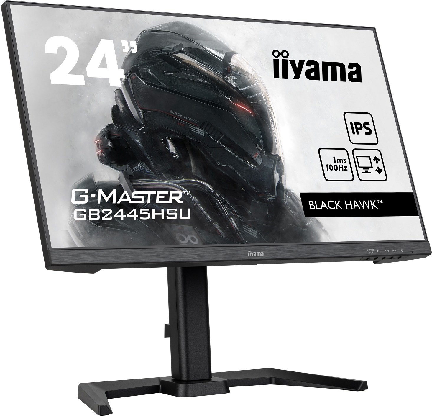 Obrázek iiyama G-Master/GB2445HSU-B1/24"/IPS/FHD/100Hz/1ms/Black/3R