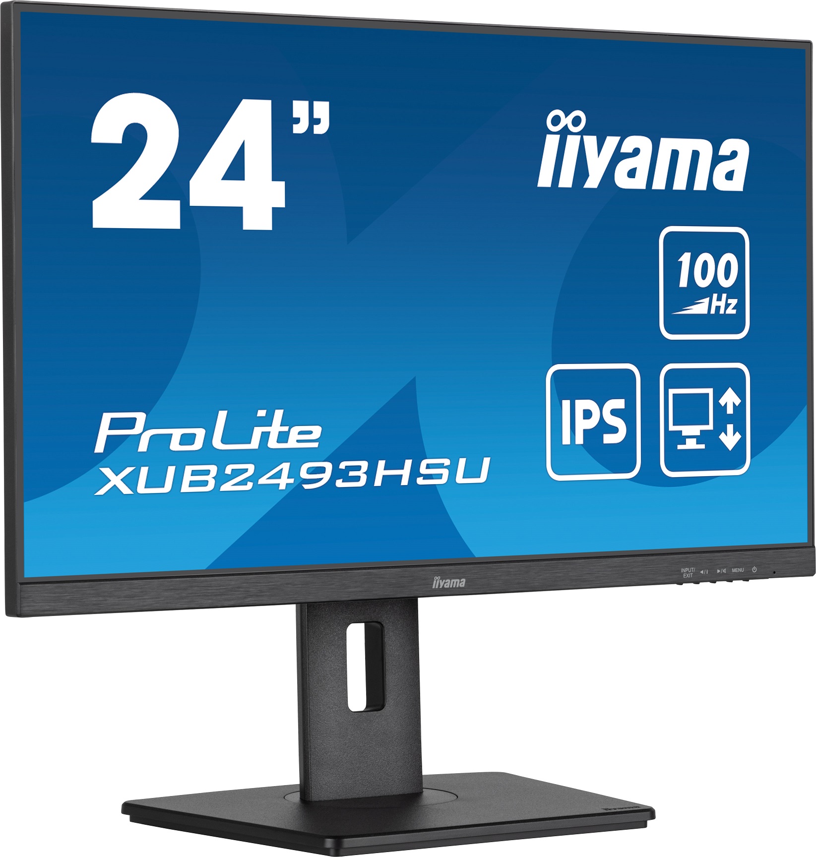 Obrázek iiyama ProLite/XUB2493HSU-B6/23,8"/IPS/FHD/100Hz/1ms/Black/3R