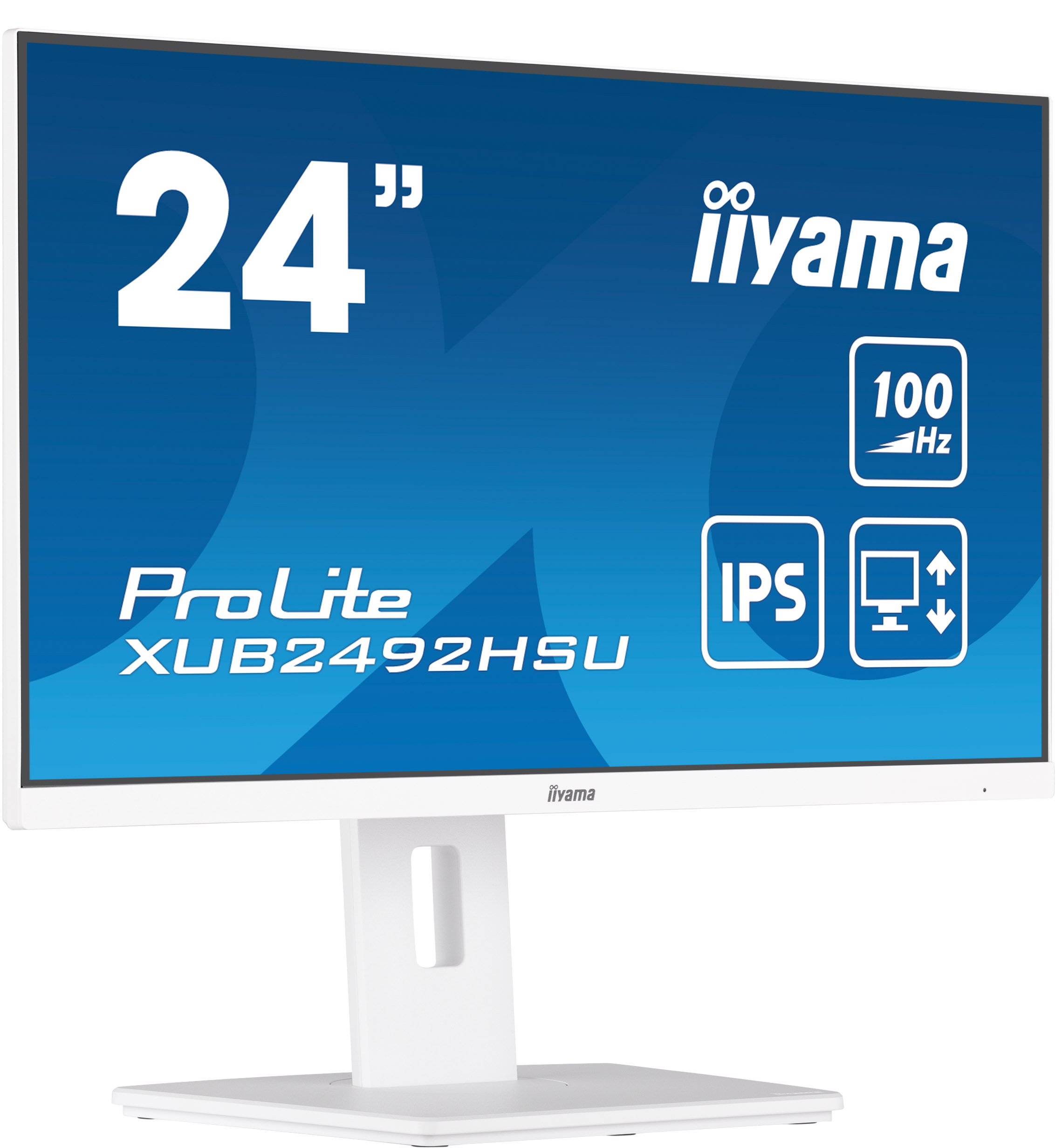 Obrázek iiyama ProLite/XUB2492HSU-W6/23,8"/IPS/FHD/100Hz/0,4ms/White/3R