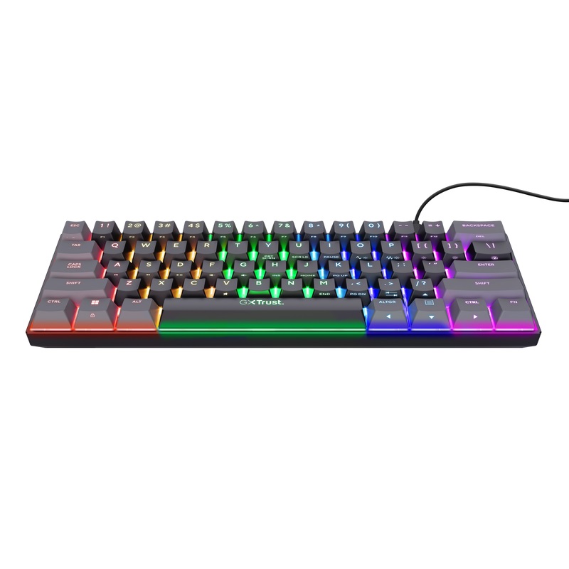 Obrázek Trust Gaming GXT 867 Acira/Drátová USB/US layout/Černá