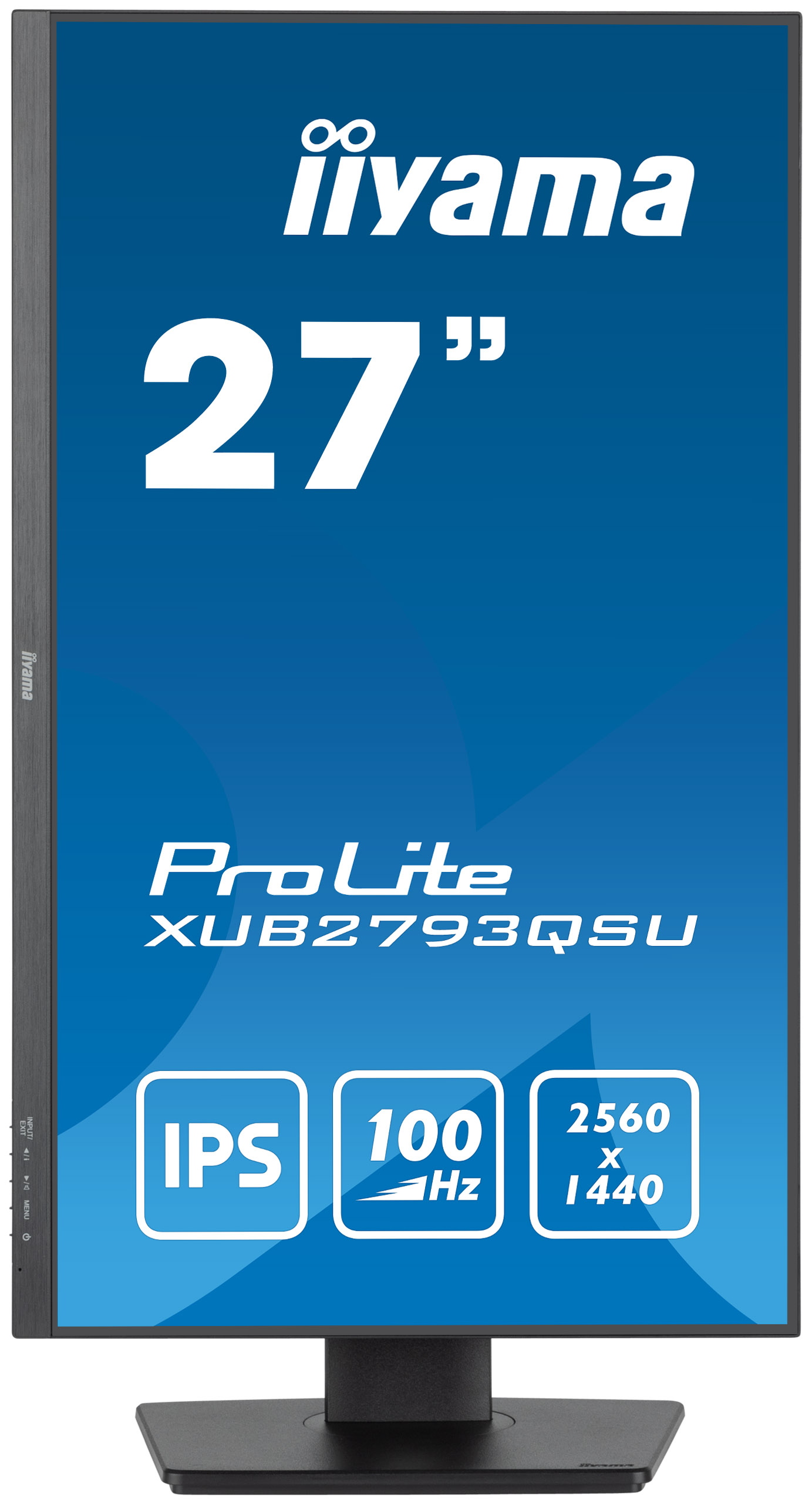 Obrázek iiyama ProLite/XUB2793QSU-B6/27"/IPS/QHD/100Hz/1ms/Black/3R