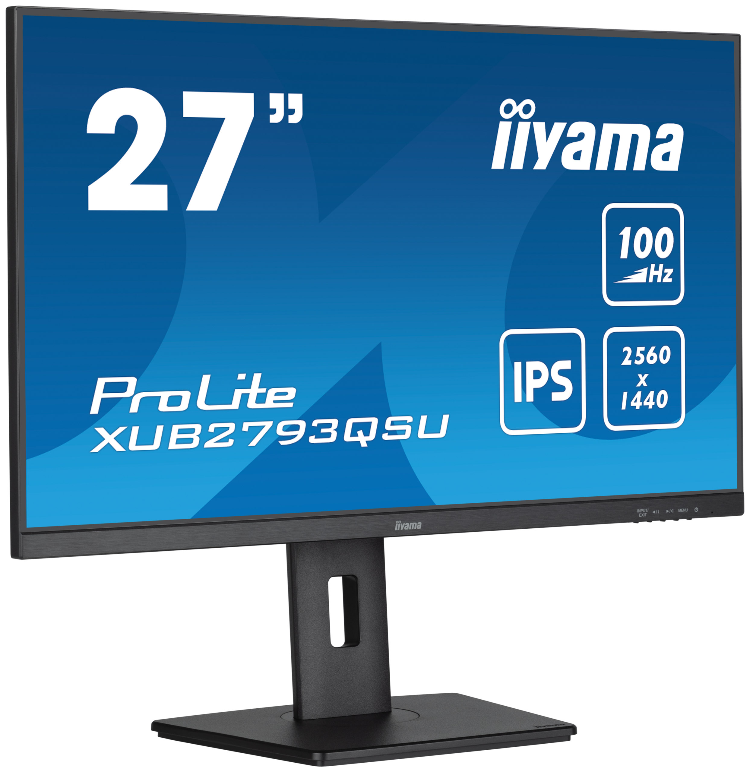 Obrázek iiyama ProLite/XUB2793QSU-B6/27"/IPS/QHD/100Hz/1ms/Black/3R