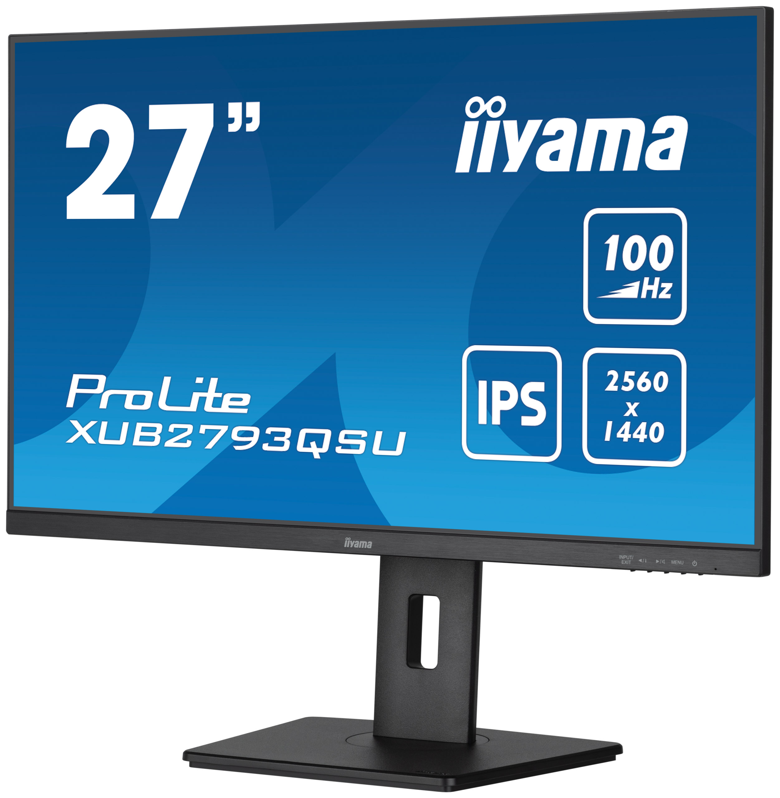 Obrázek iiyama ProLite/XUB2793QSU-B6/27"/IPS/QHD/100Hz/1ms/Black/3R