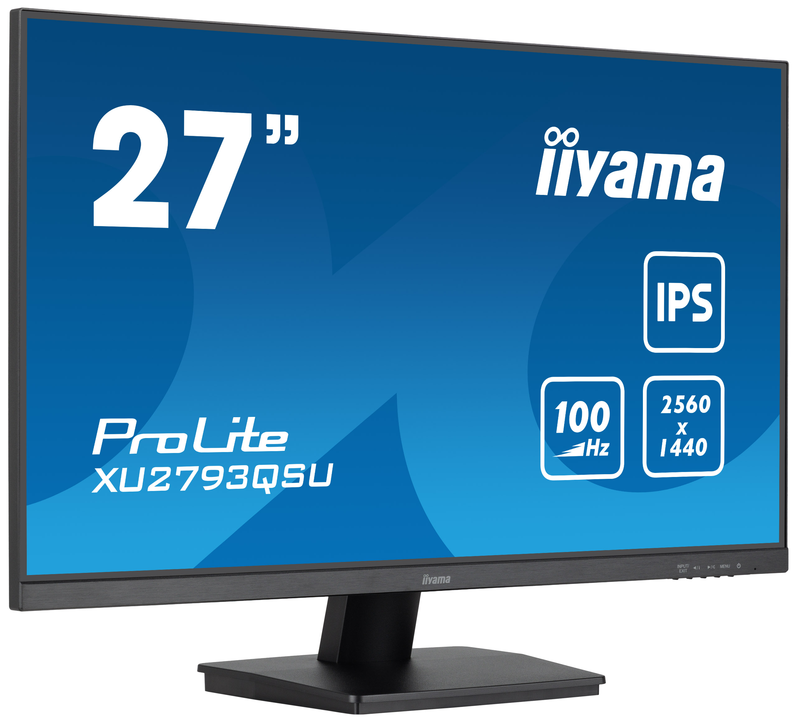 Obrázek iiyama ProLite/XU2793QSU-B6/27"/IPS/QHD/100Hz/1ms/Black/3R