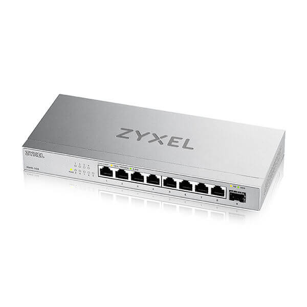 Obrázek Zyxel XMG-108 8 Ports 2,5G + 1 SFP+ Desktop MultiGig unmanaged Switch