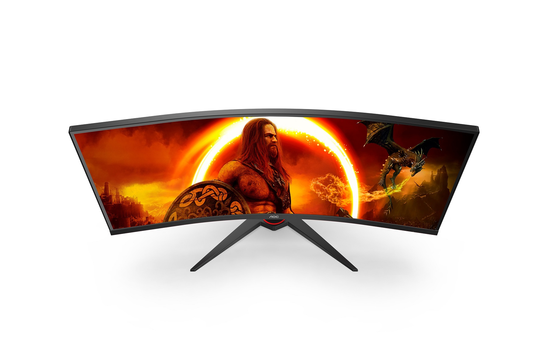 Obrázek AOC/CU34G2XE-BK/34"/VA/3440x1440/144Hz/1ms/Blck-Red/3R