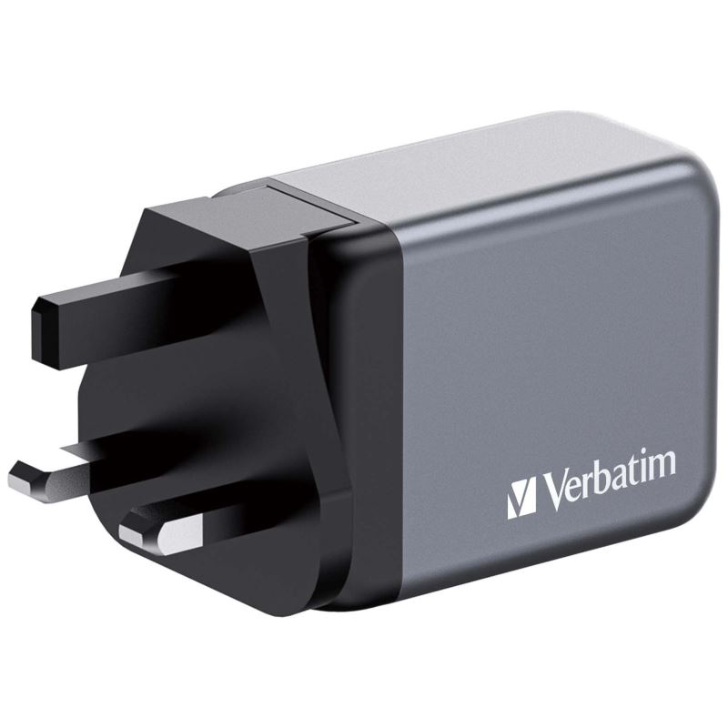 Obrázek Cestovní adaptér Verbatim GNC-65,2xUSB-C 65W,USB-A