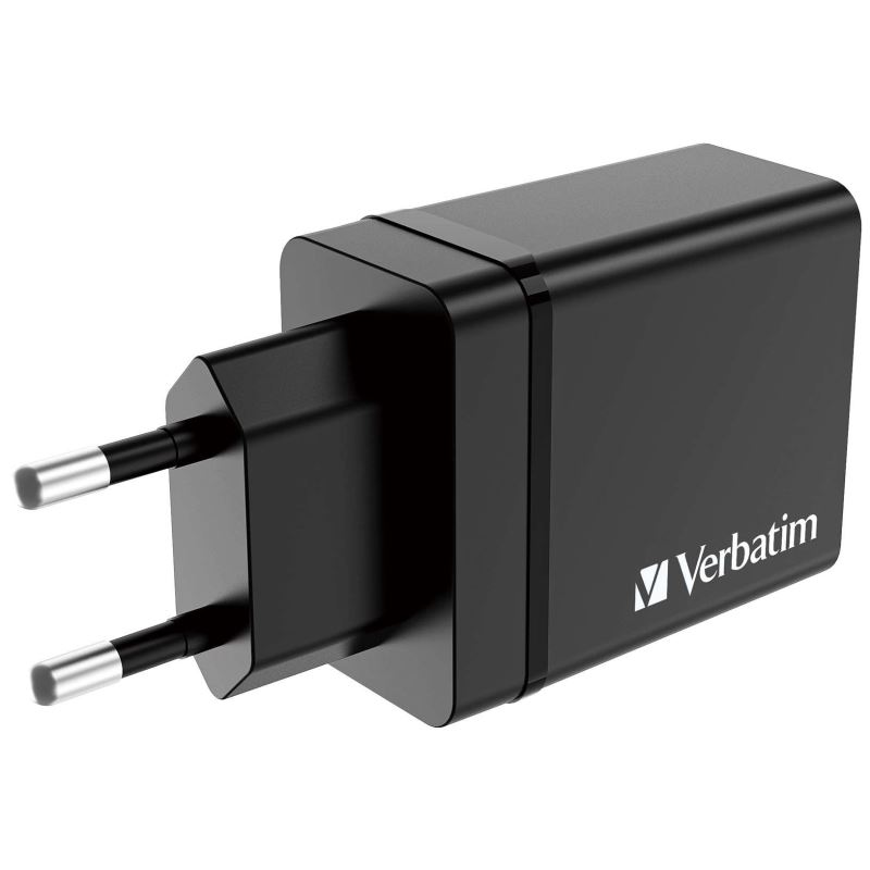 Obrázek Verbatim USB nabíječka do sítě 30W,4 portová,černá