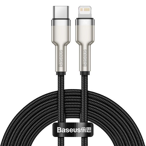 Obrázek Baseus Datový kabel Cafule USB-C/Lightning PD 20W 2m černý