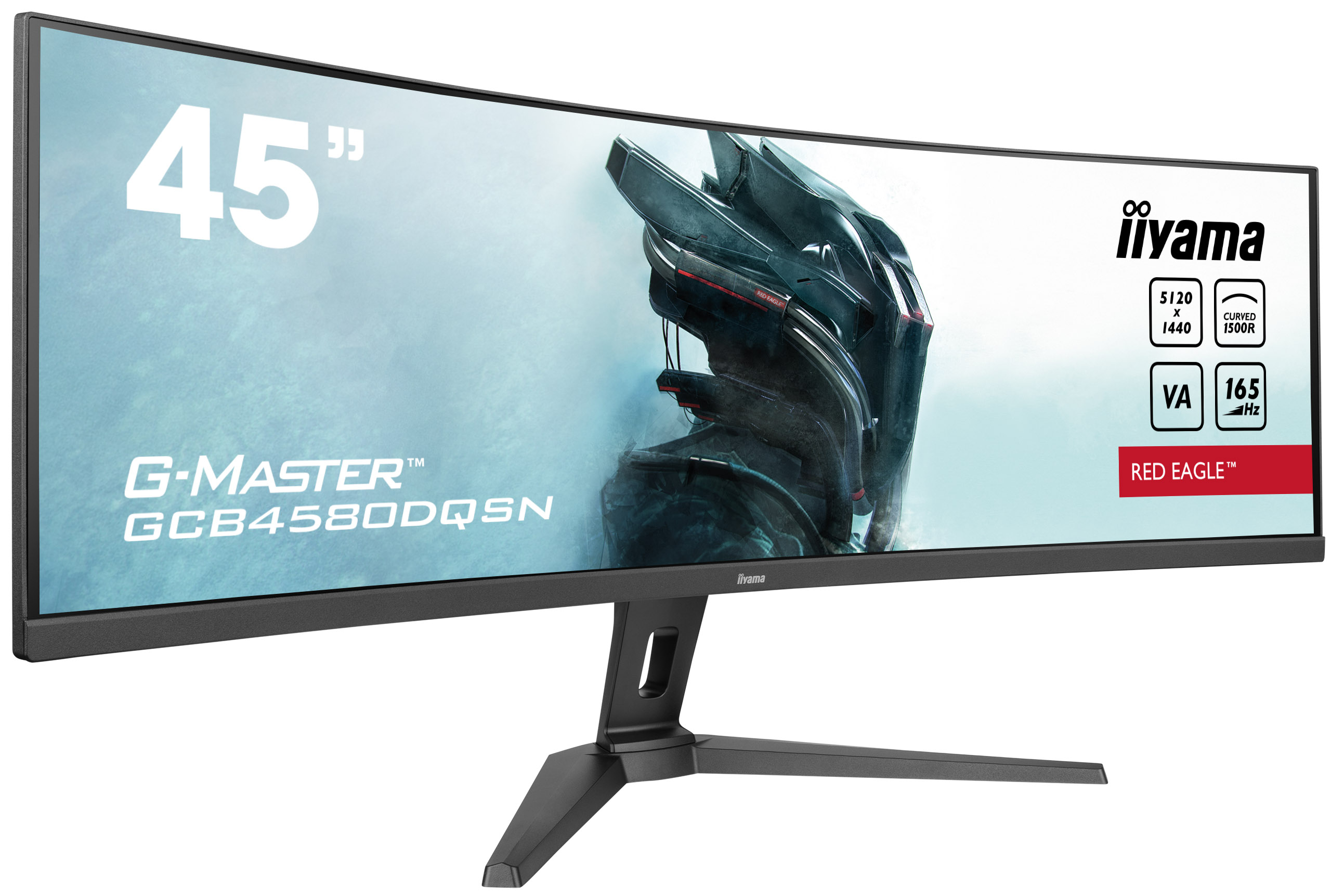 Obrázek iiyama G-Master/GCB4580DQSN-B1/45"/VA/5120x1440/165Hz/0,8ms/Black/3R