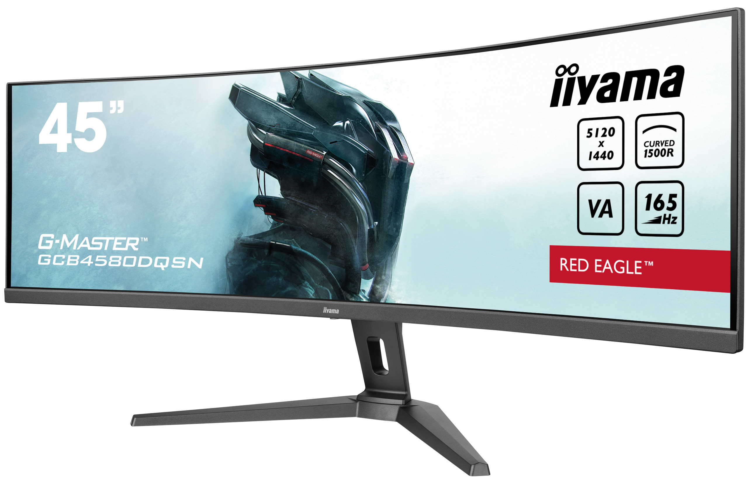 Obrázek iiyama G-Master/GCB4580DQSN-B1/45"/VA/5120x1440/165Hz/0,8ms/Black/3R