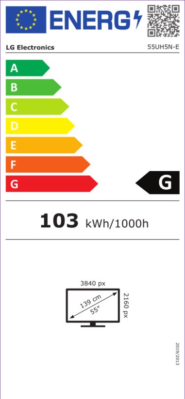 Obrázek 55" LG LED 55UH5N-E -UHD,500cd,IPS,OPS,24/7