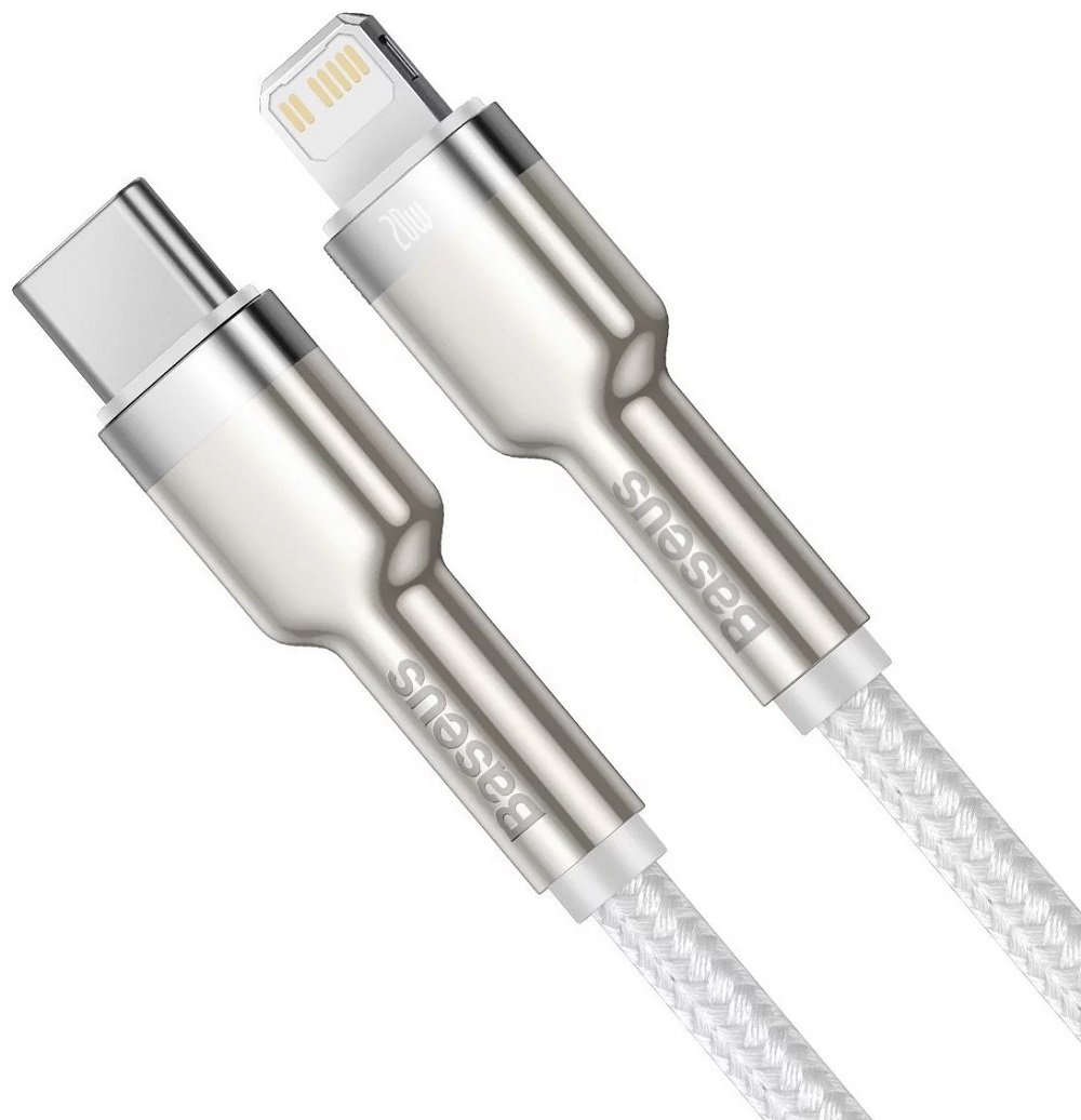 Obrázek Baseus Datový kabel Cafule USB-C/Lightning PD 20W 2m bílý