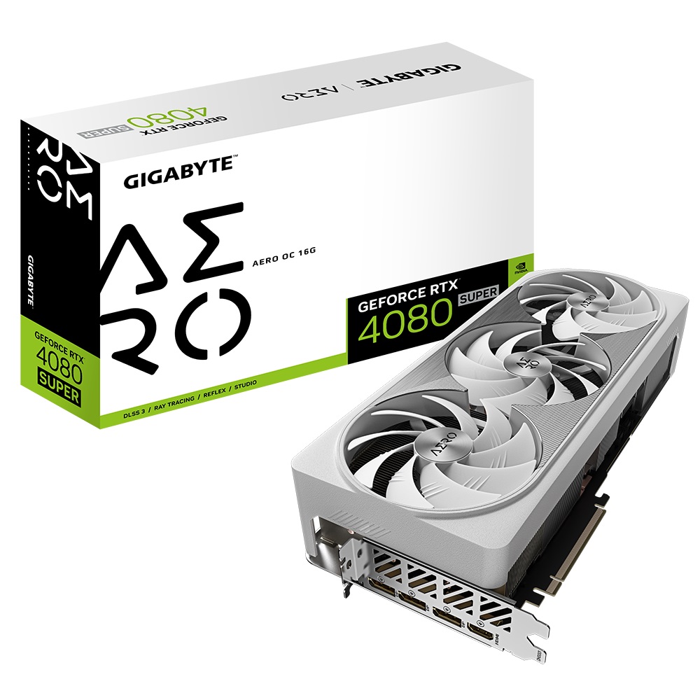 Obrázek GIGABYTE GeForce RTX 4080 SUPER AERO/OC/16GB/GDDR6x