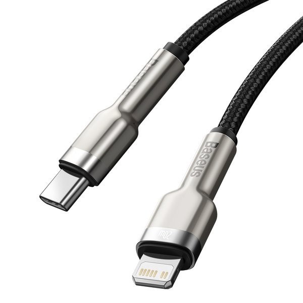 Obrázek Baseus Datový kabel Cafule USB-C/Lightning PD 20W 2m černý