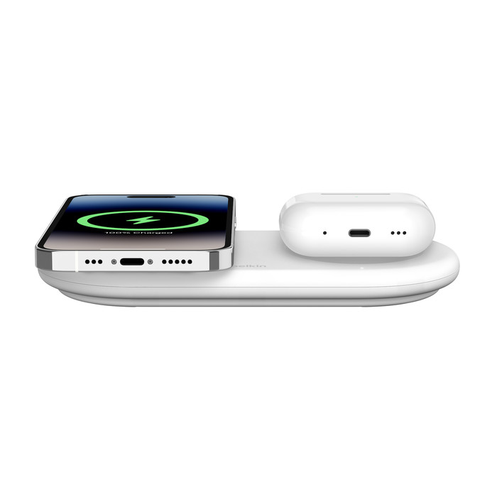 Obrázek Belkin 2v1 Qi2 15W Magnetic Charging Pad, white