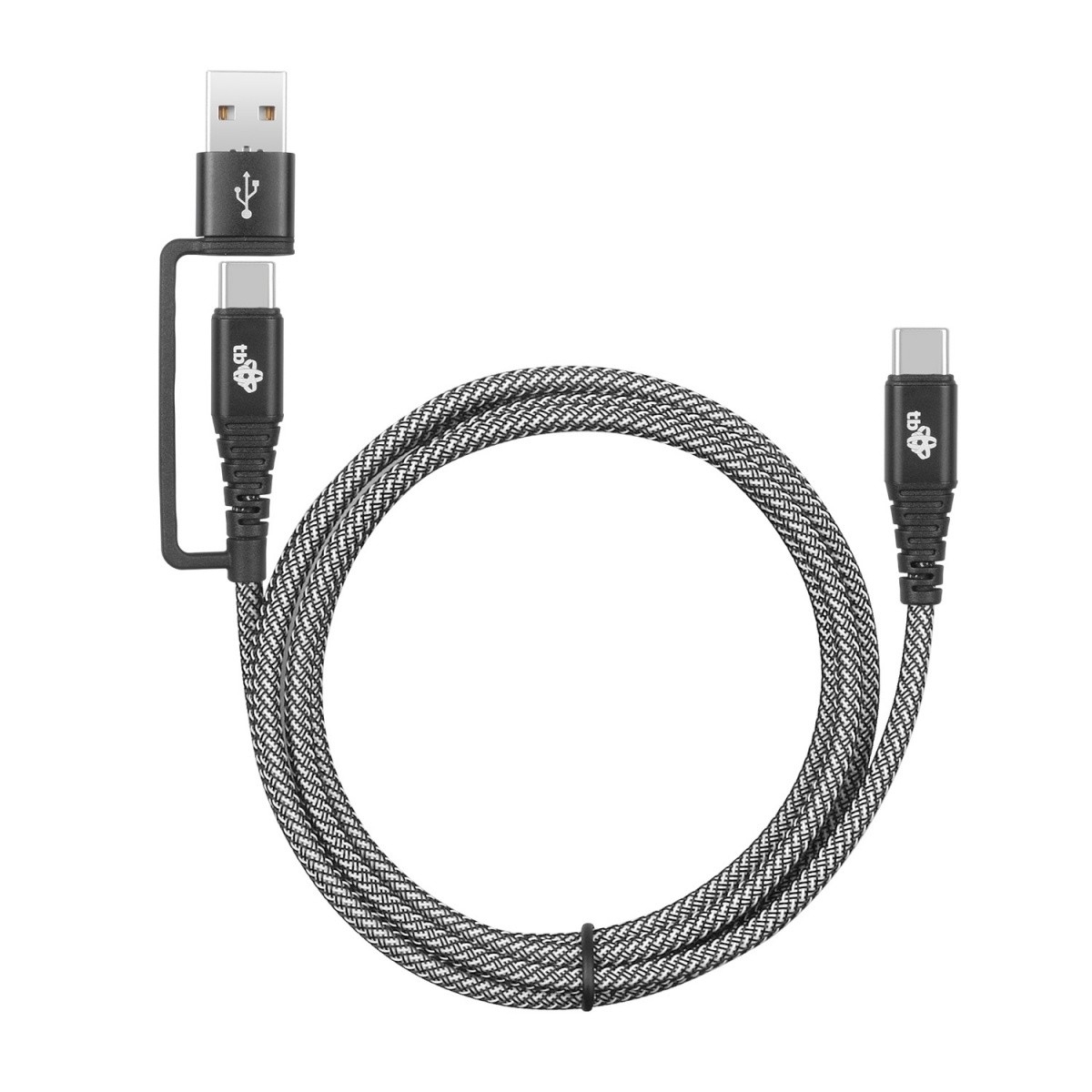 Obrázek TB Touch 2v1 kabel USB-C - USB C s USB A, 1,2m