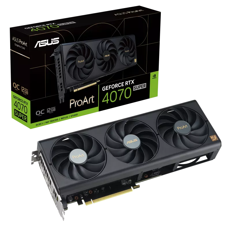 Obrázek ASUS ProArt GeForce RTX 4070 SUPER/OC/12GB/GDDR6x