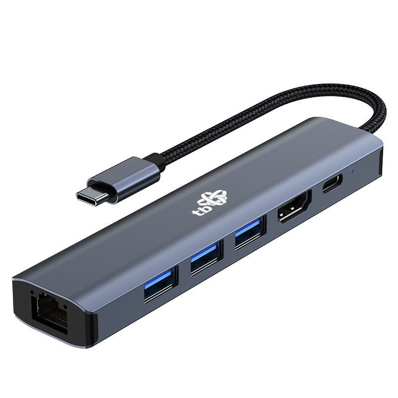 Obrázek TB Touch USB C 6v1 - HDMI, USBx3, PD, RJ-45