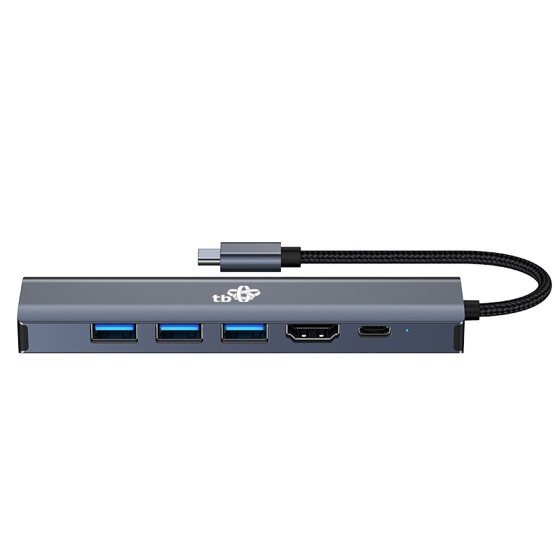 Obrázek TB Touch USB C 6v1 - HDMI, USBx3, PD, RJ-45