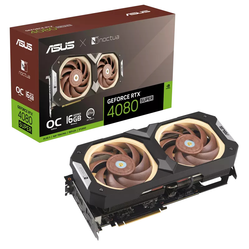 Obrázek ASUS GeForce RTX 4080 SUPER Noctua/OC/16GB/GDDR6x