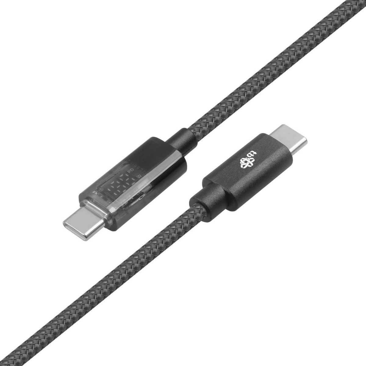 Obrázek TB Touch USB C kabel s indikátorem nabíjení 100W