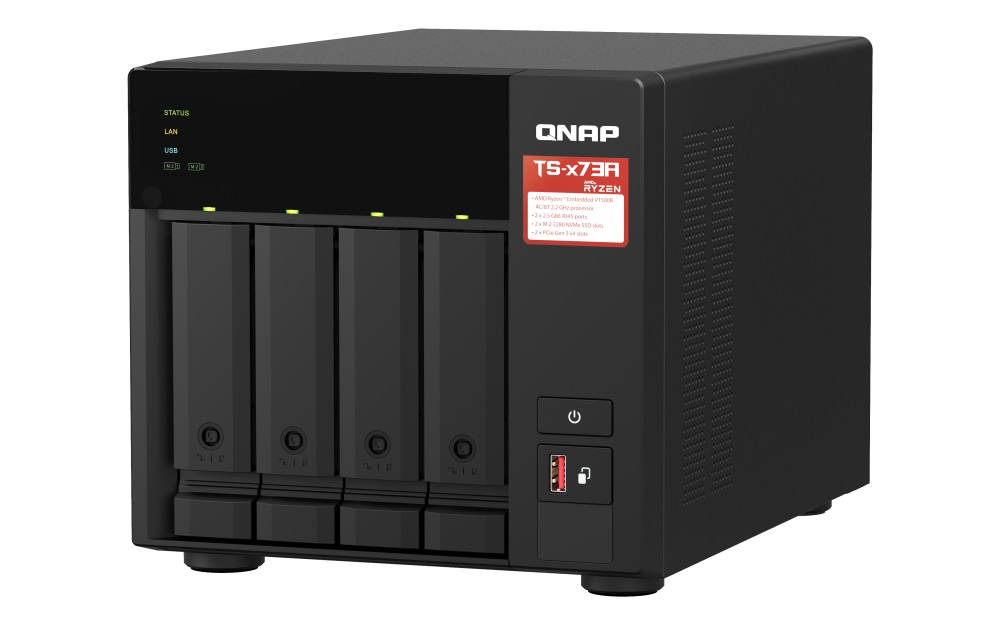 Obrázek QNAP TS-473A-SW5T (TS-473A-8G + QSW-1105-5T)