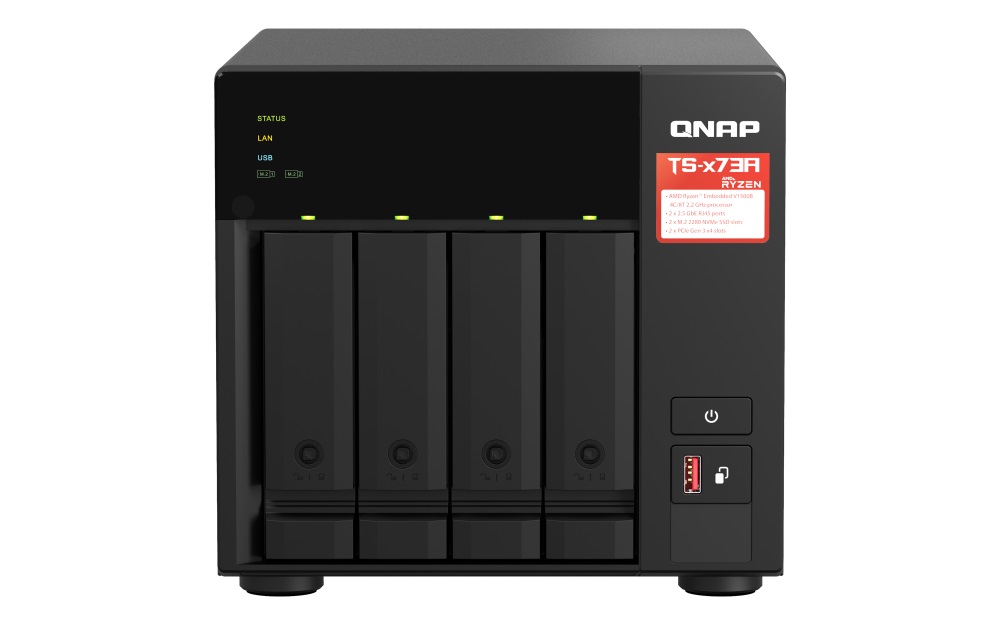 Obrázek QNAP TS-473A-SW5T (TS-473A-8G + QSW-1105-5T)