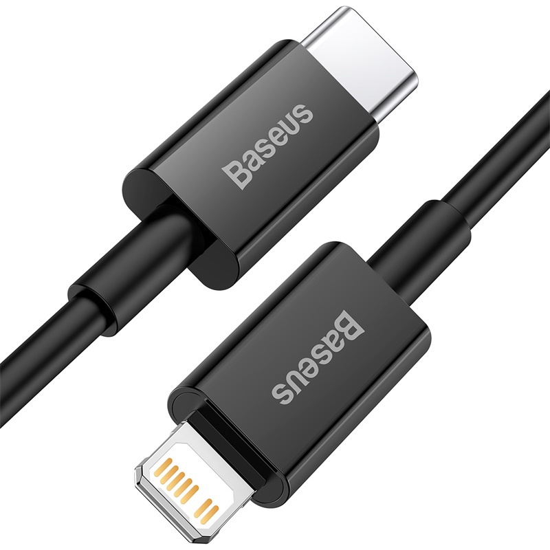 Obrázek Baseus Datový kabel Superior Series USB-C/Lightning 20W 2m černý