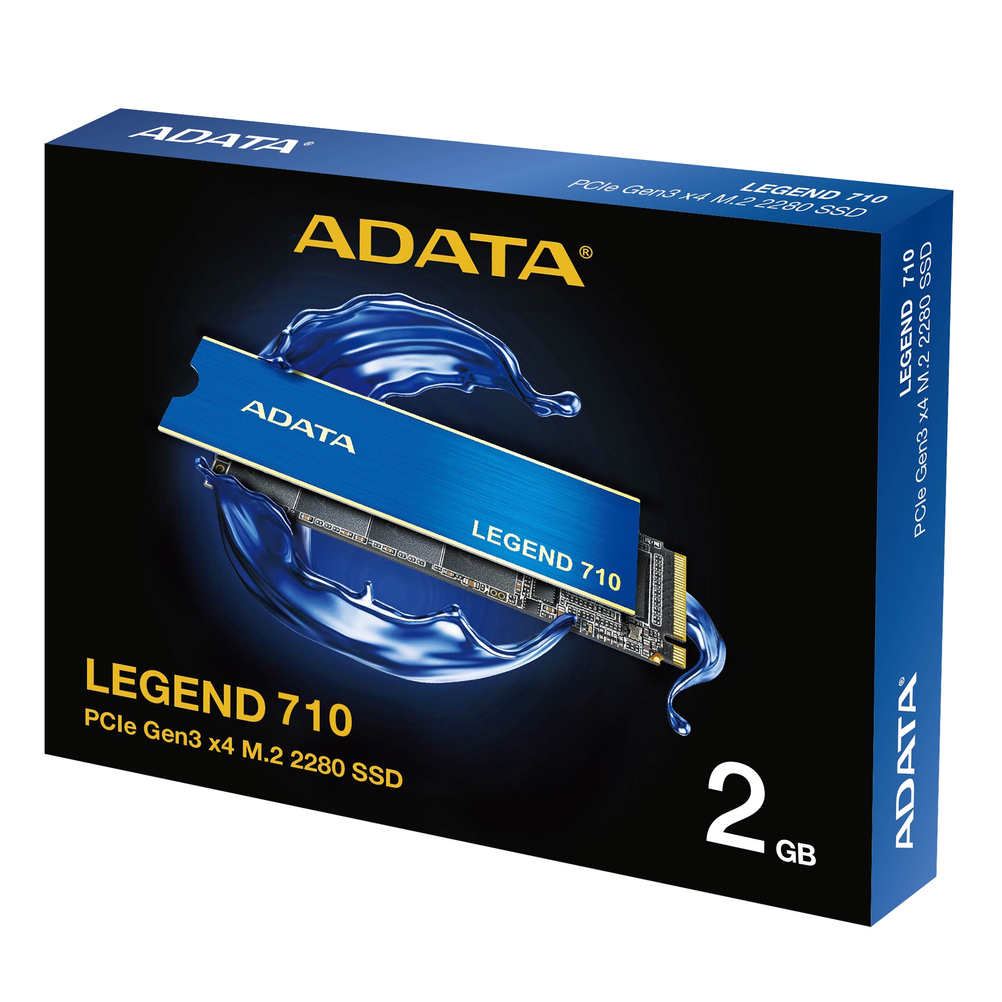 Obrázek ADATA LEGEND 710/2TB/SSD/M.2 NVMe/Modrá/Heatsink/3R