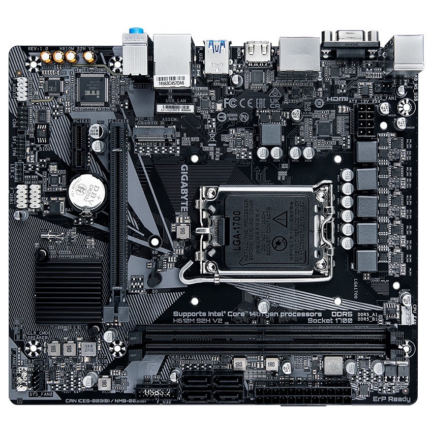 Obrázek GIGABYTE H610M S2H V2/LGA 1700/mATX