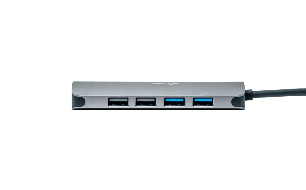 Obrázek i-tec USB-C Metal Nano 2x HDMI Docking Station, PD 100W + Charger 112W