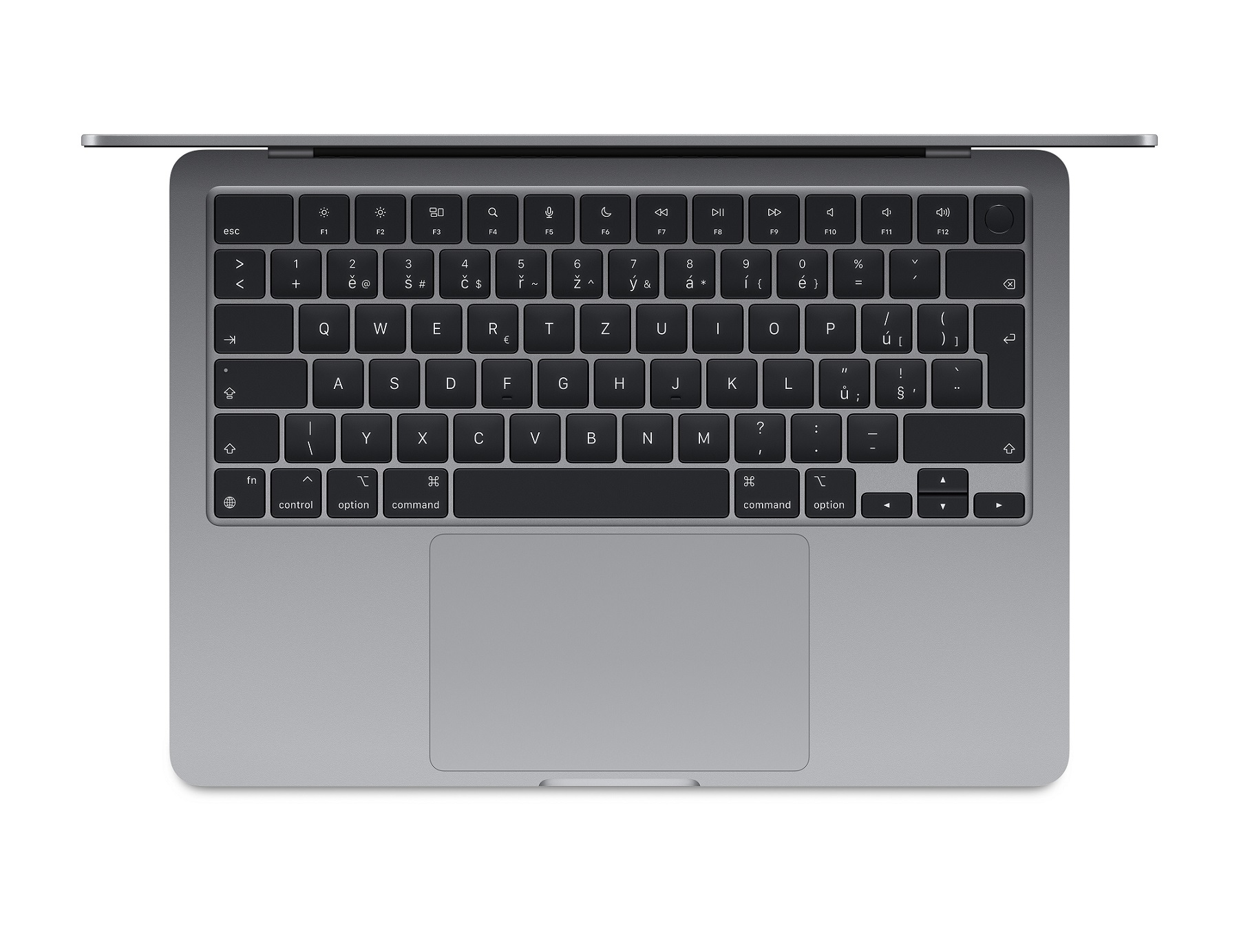 Obrázek MacBook Air 13" Apple M3 8core CPU, 10core GPU, 16GB, 512GB SSD, CZ, vesmírně šedý