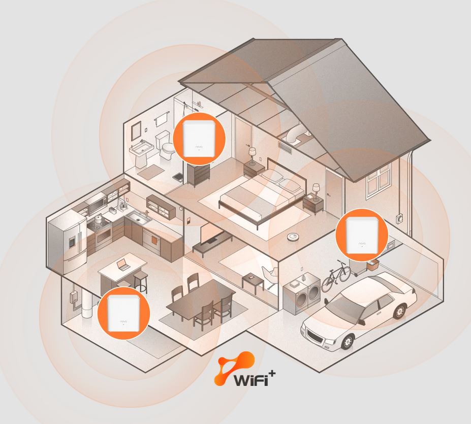 Obrázek Tenda Nova EX3 (3-pack) WiFi6 AX1500 Mesh Gigabit system, 6xGLAN/GWAN, WPA3, VPN, SMART CZ aplikace