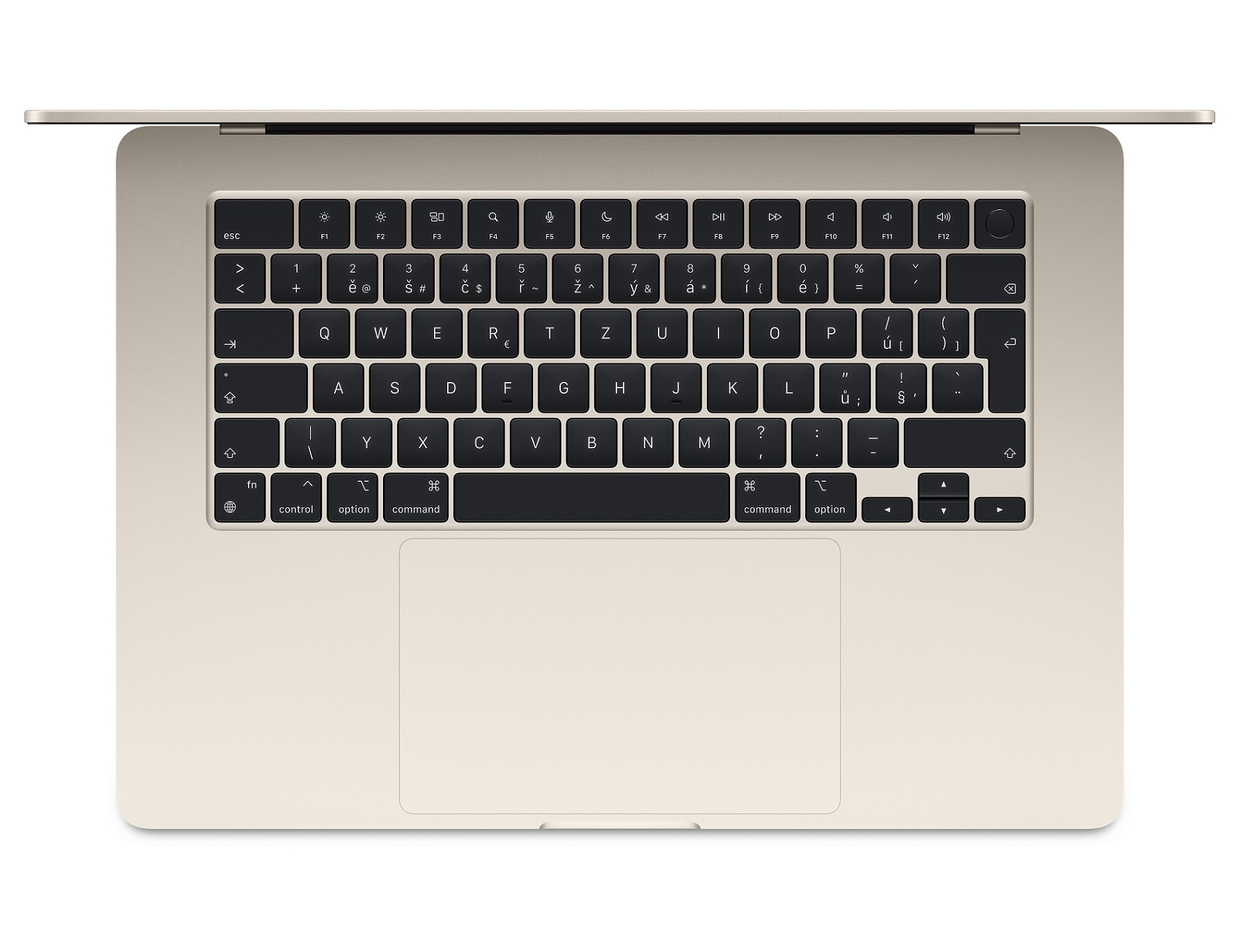 Obrázek MacBook Air 15" Apple M3 8core CPU, 10core GPU, 8GB, 256GB SSD, CZ, hvězdně bílý