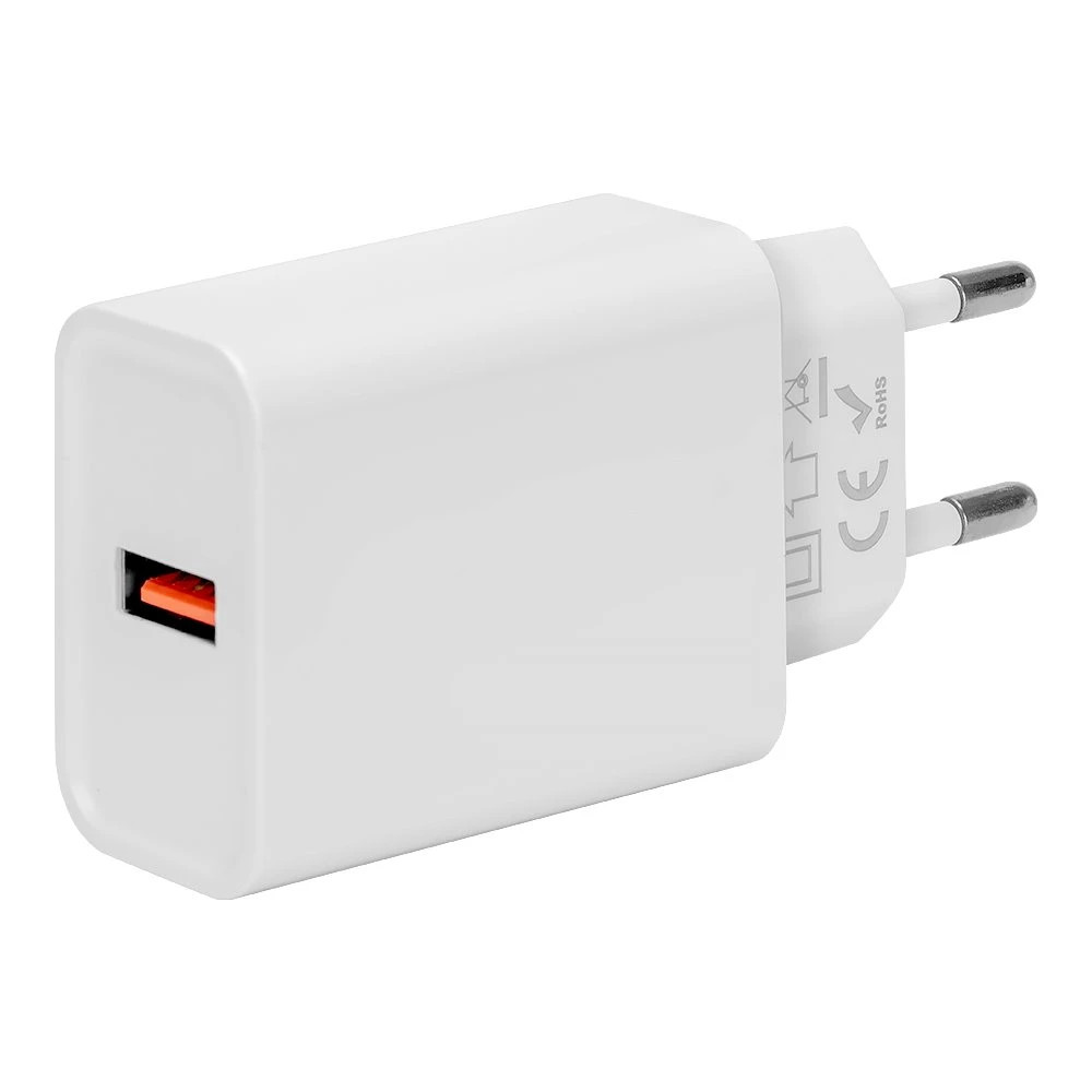 Obrázek OBAL:ME Cestovní Nabíječka USB-A 18W White