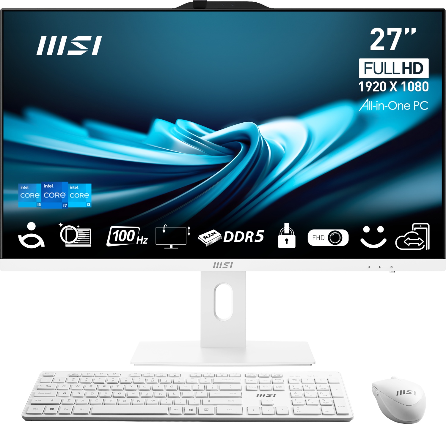 Obrázek MSI PRO/AP272P 14M-611EU/27"/FHD/i7-14700/16GB/1TB SSD/UHD 770/W11P/White/3R