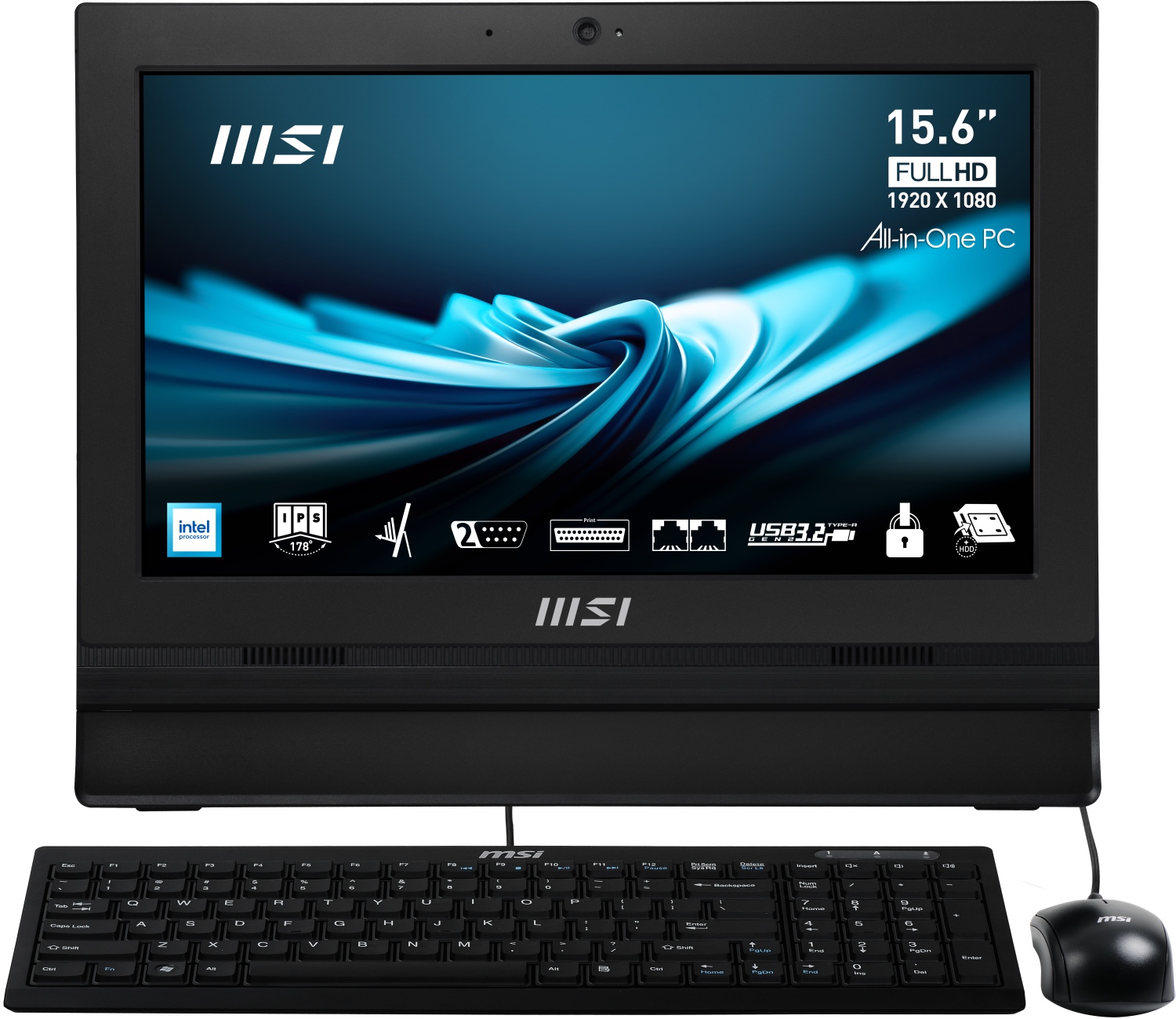 Obrázek MSI PRO/AP162T ADL-04SEU/15,6"/FHD/T/N100/4GB/128GB SSD/UHD/W11P/Black/3R