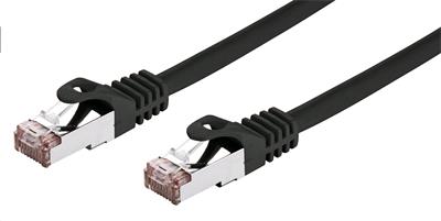 Obrázek Kabel C-TECH patchcord Cat6, FTP, černý, 0,25m