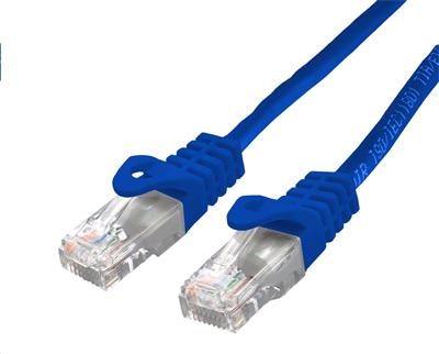 Obrázek Kabel C-TECH patchcord Cat6, UTP, modrý, 0,25m