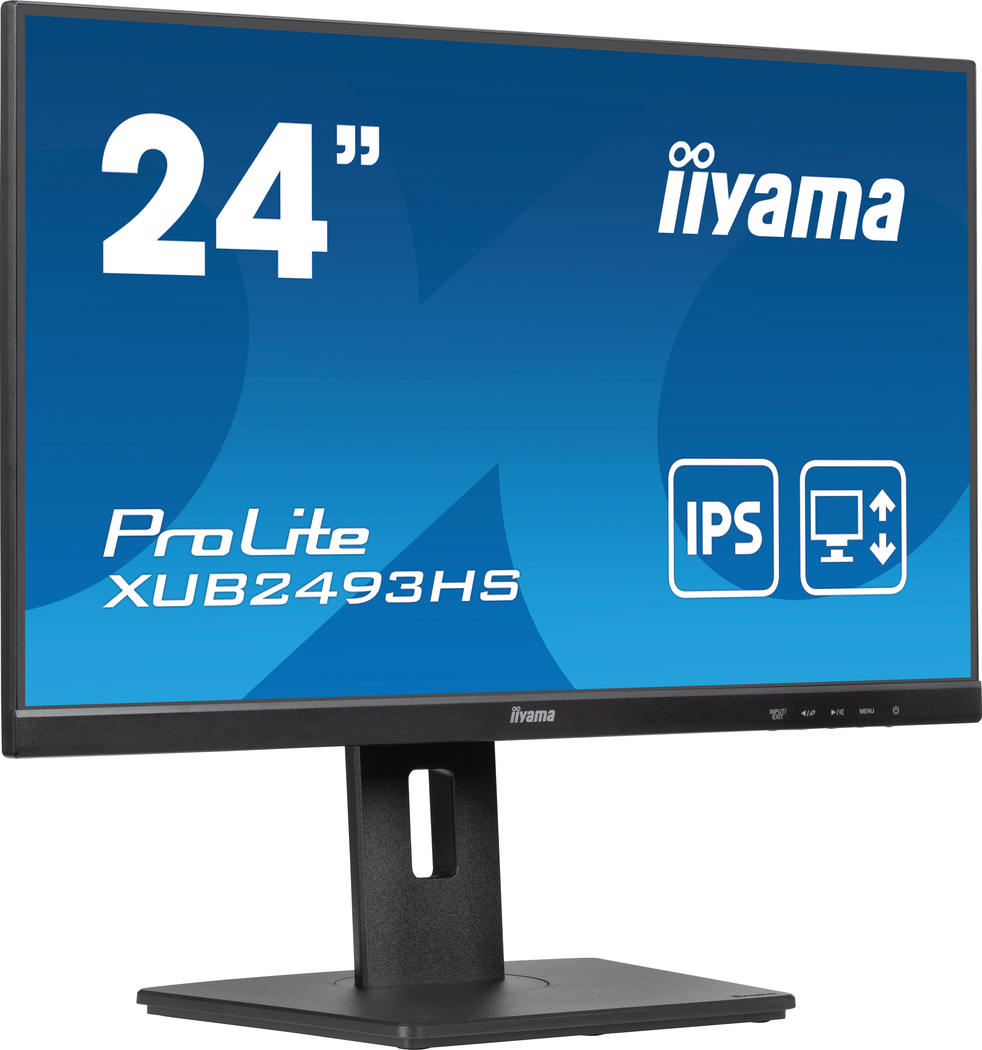 Obrázek iiyama ProLite/XUB2493HS-B6/23,8"/IPS/FHD/100Hz/0,5ms/Black/3R