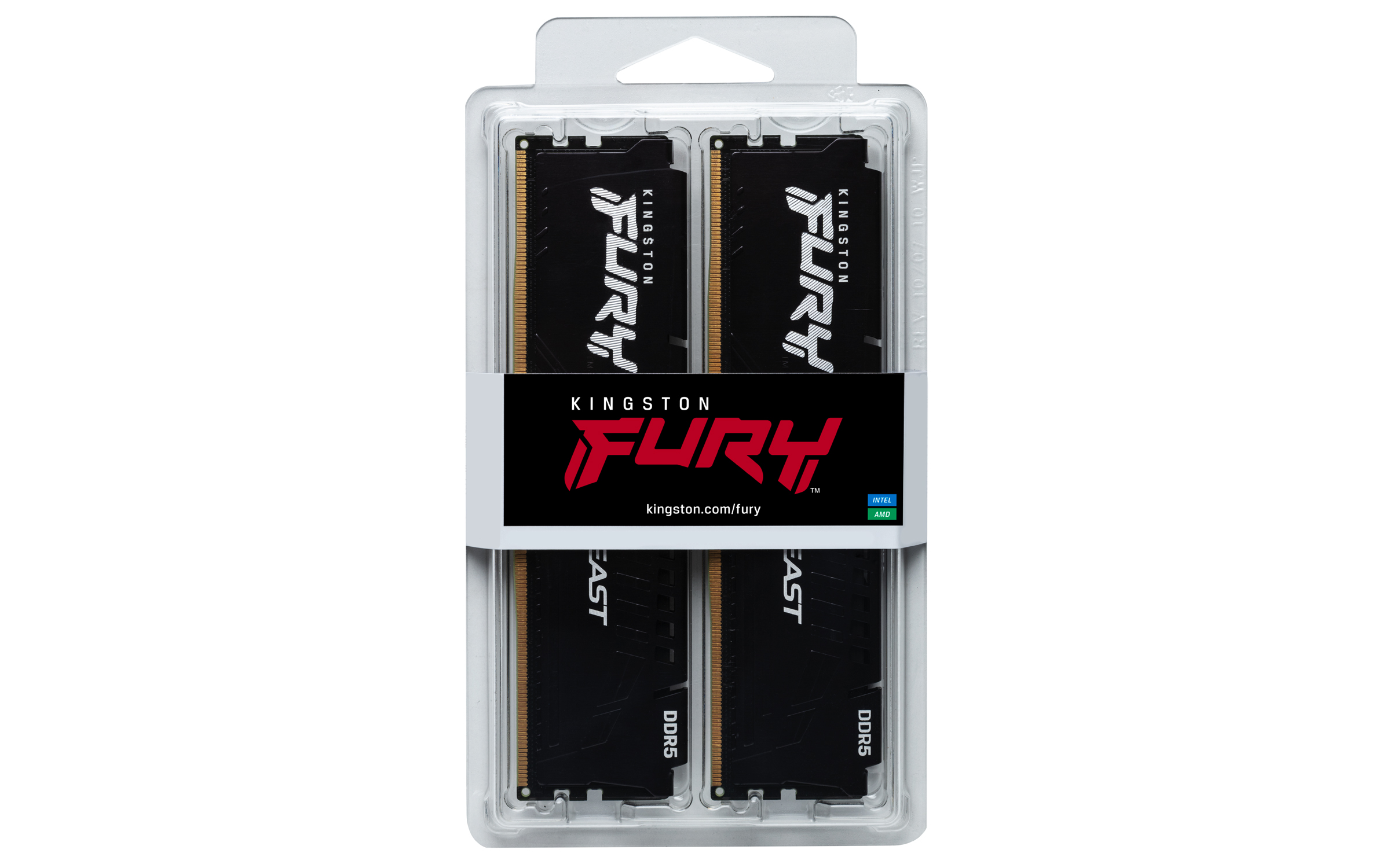 Obrázek Kingston FURY Beast/DDR5/16GB/6000MHz/CL30/2x8GB/Black