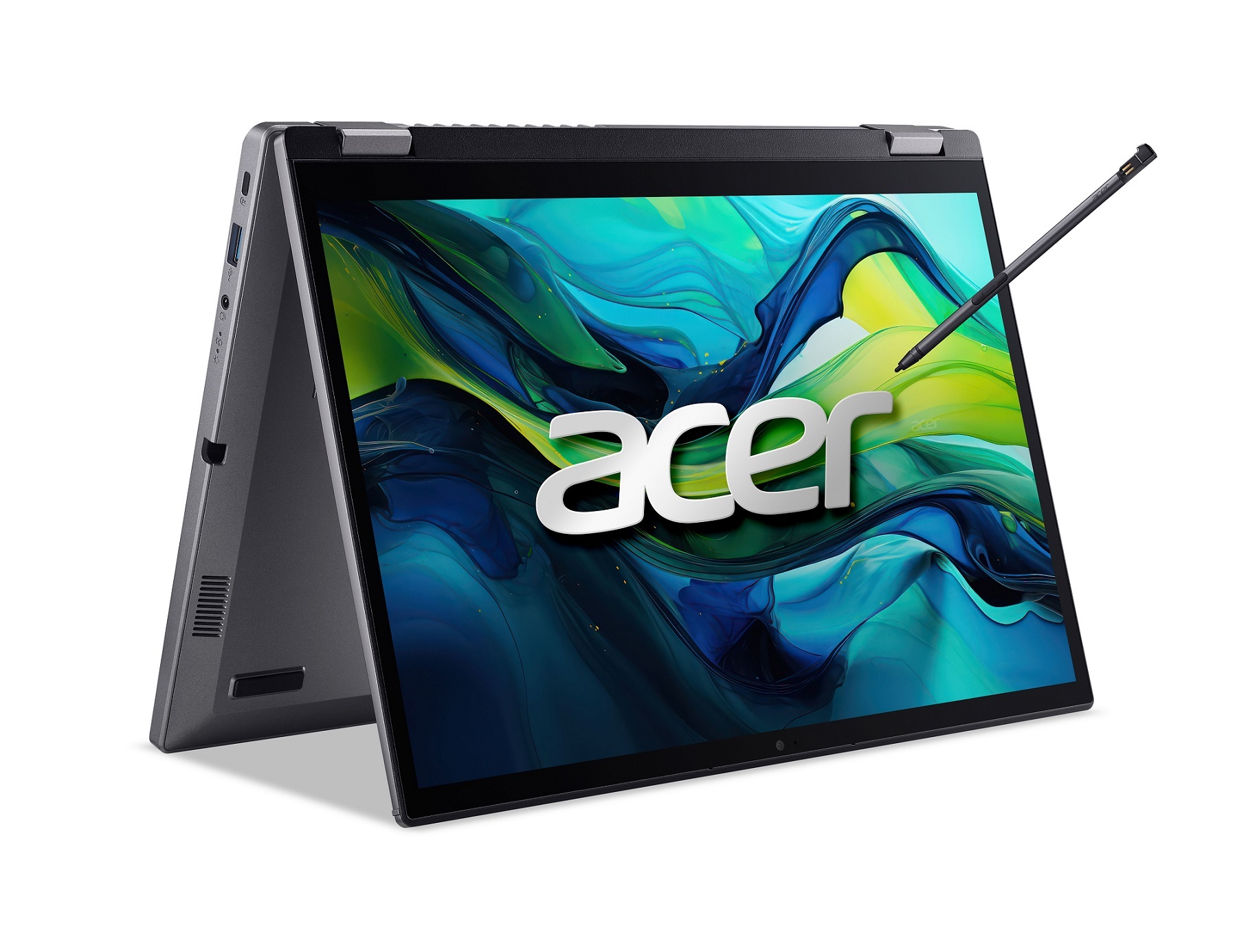 Acer Aspire Spin 14/ASP14-51MTN/3-100U/14"/WUXGA/T/16GB/512GB SSD/UHD/W11H/Gray/2R