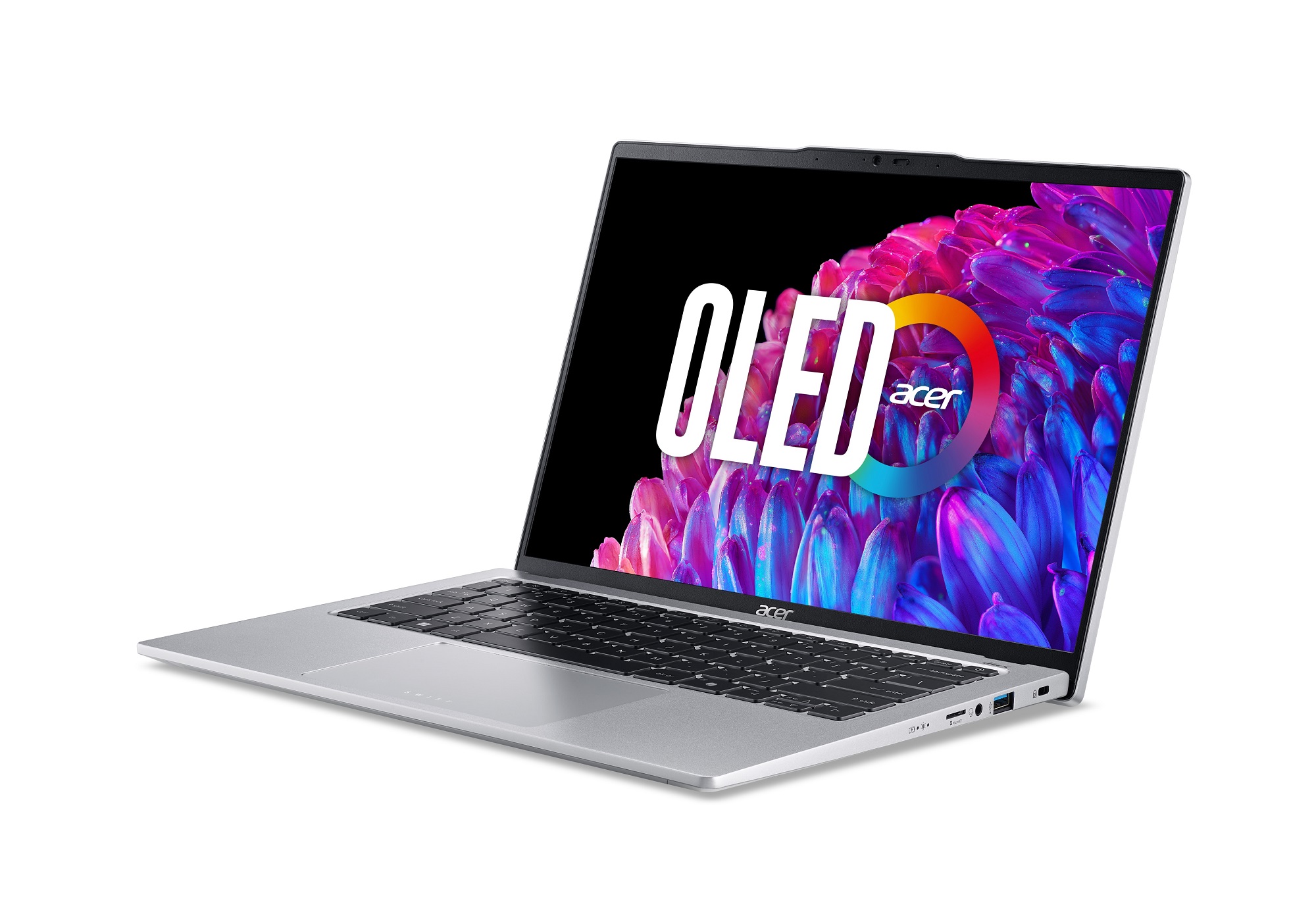 Obrázek Acer Swift Go 14/SFG14-73/U5-125H/14"/2880x1800/16GB/1TB SSD/Arc Xe/W11H/Silver/2R